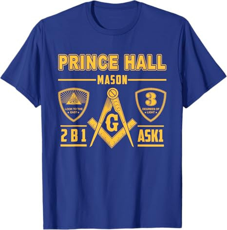 Greats Masonic Prince Hall Masons 2B1 ASK1 Father's Day T-Shirt - FUKAMASONIC