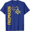 Masonic Freemasonry Fraternal Square Compass Freemasonry T-Shirt - FUKAMASONIC