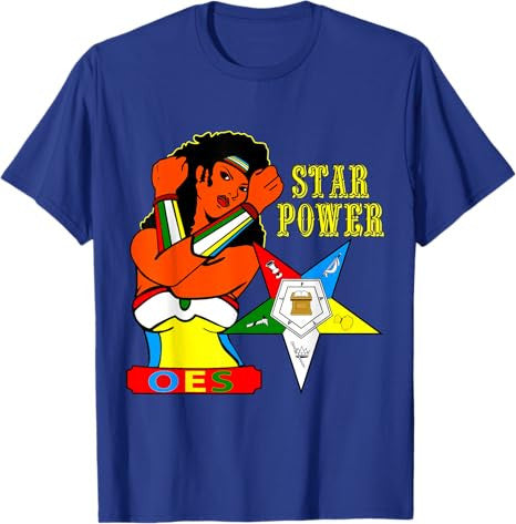 OES Star Power Hero Sister of Eastern Star Parents' Day T-Shirt - FUKAMASONIC