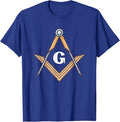 Masonic Square and Compass Freemason T-Shirt - FUKAMASONIC