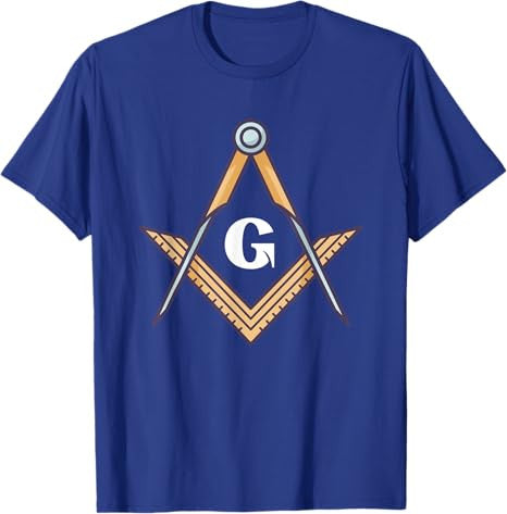 Masonic Square and Compass Freemason T-Shirt - FUKAMASONIC