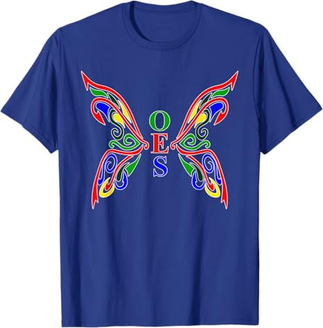 OES Butterfly Order of the Eastern Star Mother's Christmas T-Shirt - FUKAMASONIC