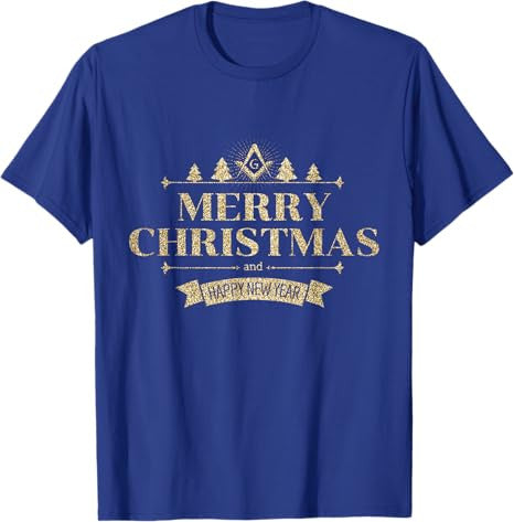 Freemason Merry Christmas And Happy New Year Brother Masonic T-Shirt - FUKAMASONIC