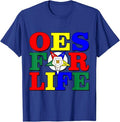 OES For Life OES Star Sisters Eastern Star Parents' Day T-Shirt - FUKAMASONIC