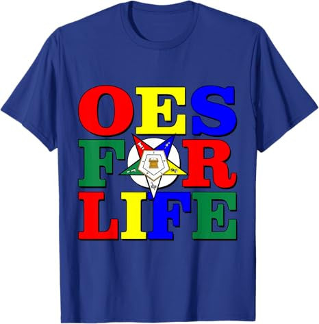 OES For Life OES Star Sisters Eastern Star Parents' Day T-Shirt - FUKAMASONIC