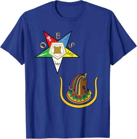 OES Daughters of Isis Split T Shirt PHA Eastern Star Tee DOI T-Shirt - FUKAMASONIC