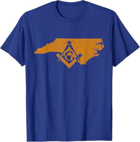 North Carolina Masons Grand Lodge Freemason Fathers Day T-Shirt - FUKAMASONIC
