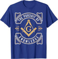 The Pursuit Of Knowledge Mason Fraternal SMIB Freemason T-Shirt - FUKAMASONIC