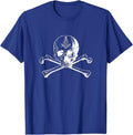 Masonic skull and bones square compass symbol - Freemason T-Shirt - FUKAMASONIC