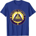 Masonic Grandmaster Master Mason Lodge Gavel Grand Freemason T-Shirt - FUKAMASONIC