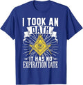 Masonic Freemasonry Fraternal Square Compass I Took An T-Shirt - FUKAMASONIC