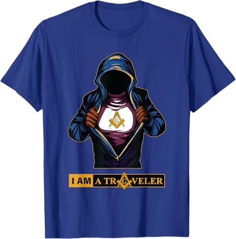 Masonic Freemason I am a Traveler Mason T-Shirt - FUKAMASONIC