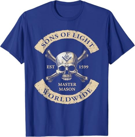 Sons Of Light Worldwide Freemasons T Shirt - FUKAMASONIC