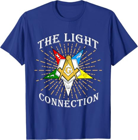 OES Masons The Light Connection Worthy Patron Parents' Day T-Shirt - FUKAMASONIC