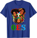 OES Afro Sisters Squad Team Eastern Star Women's Equality T-Shirt - FUKAMASONIC
