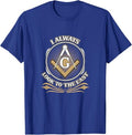 Mens Masonic I Always Look to the East Mason Freemasonry Lodge T-Shirt - FUKAMASONIC