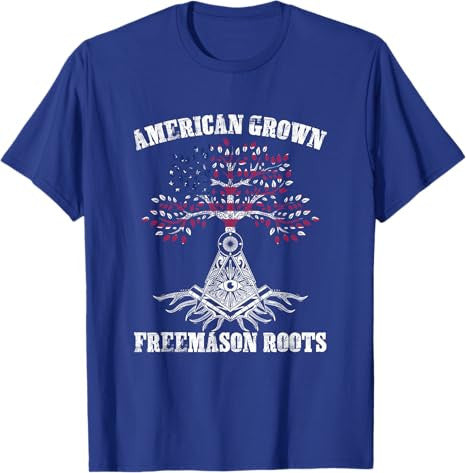 Freemason Roots Masonry Freemasonry Masonic Freemasons T-Shirt - FUKAMASONIC