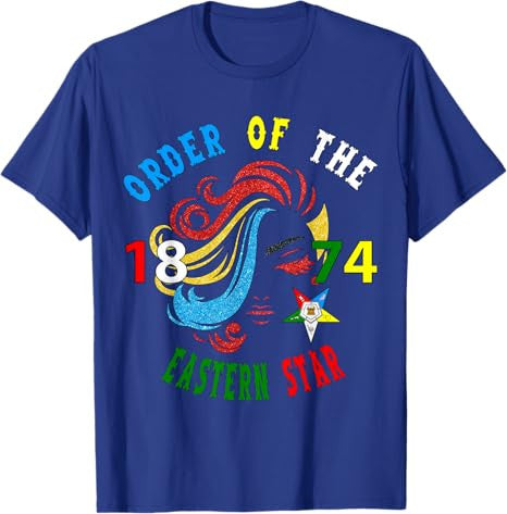 OES 1874 Sister Lady Hair Color of the Eastern Star T-Shirt - FUKAMASONIC