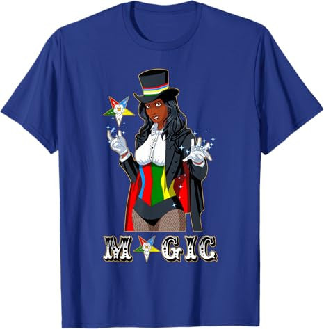 OES Magic Sisters Beautiful Lady Order of the Eastern Star T-Shirt - FUKAMASONIC