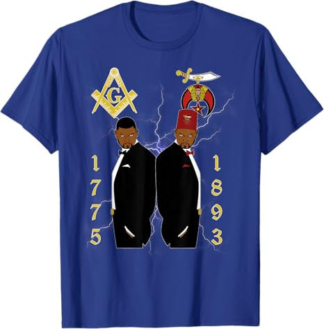 Shriners 1893 Masons 1775 Shrine PHA Mason Brothers Masonic T-Shirt - FUKAMASONIC