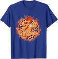 OES Fall Vibes Retro Leopard of the Eastern Star Halloween T-Shirt - FUKAMASONIC