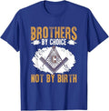 Brothers By Choice Masonry Freemasonry Masonic Freemason T-Shirt - FUKAMASONIC