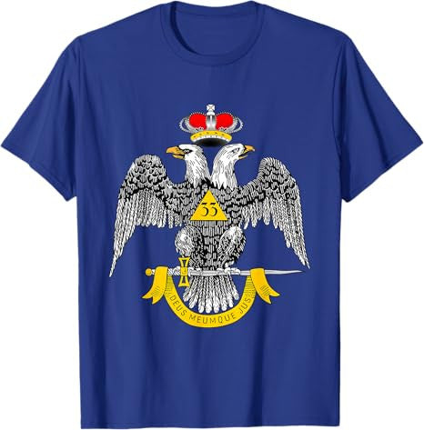 33rd Degree Mason T Shirt Masonic Tee Scottish Rite Down T-Shirt - FUKAMASONIC