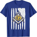 Freemason Masonic USA Flag Fraternal America T-Shirt - FUKAMASONIC