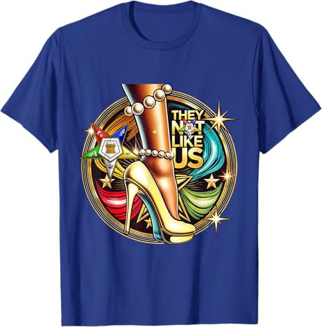They Ain't Us OES Pearl High Heels Platform Yellow Sisters T-Shirt - FUKAMASONIC
