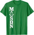 Mason Square & Compass Masonic Symbol Freemason T-Shirt - FUKAMASONIC