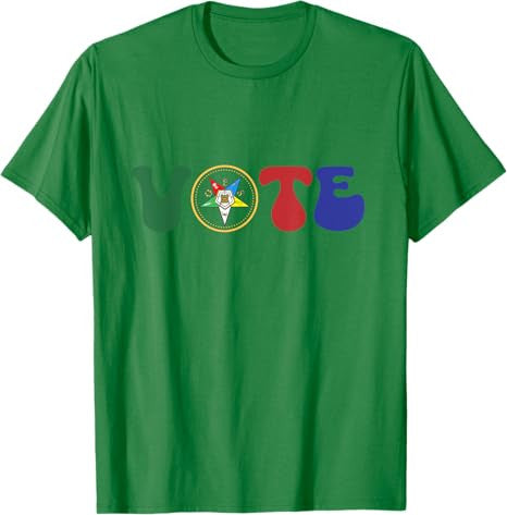 OES vote for Order of the eastern star sistar T-Shirt - FUKAMASONIC