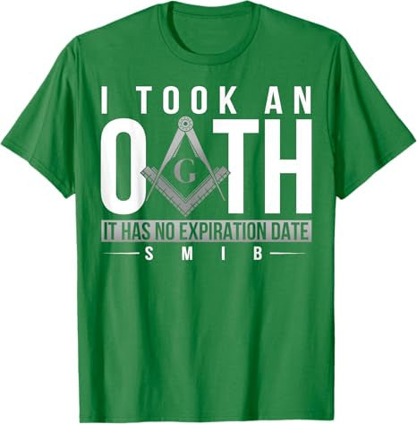 Masonic I Took An Oath Square & Compass Freemason T-Shirt - FUKAMASONIC