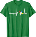 OES Heartbeat Star Order of the Eastern Star Mother's Day T-Shirt - FUKAMASONIC