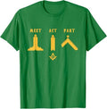 Freemason Meet Act and Part Mason Masonic Father's Day Gift T-Shirt - FUKAMASONIC