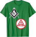 Mason Royal Arch Split T Shirt Masonic York Rite Tee Black T-Shirt - FUKAMASONIC