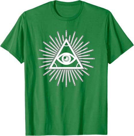 The All Seeing Eye - conspiracy, Freemasonry or Illuminati T-Shirt - FUKAMASONIC