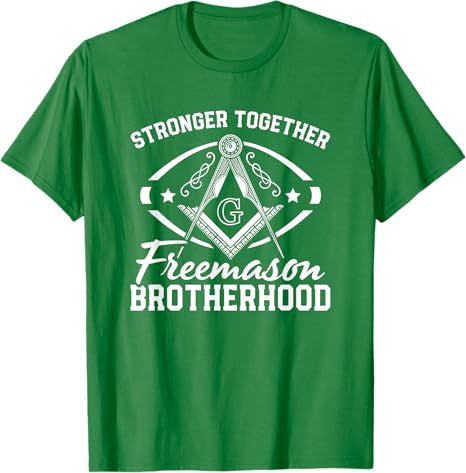 Stronger Together Masonry Masonic Freemason Freemasonry T-Shirt - FUKAMASONIC