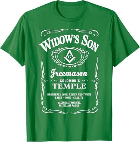 Widow's Son T-shirt Freemason T-Shirt - FUKAMASONIC