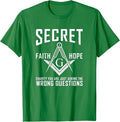 Its Not A Secret Masonic Master Square And Compass Freemason T-Shirt - FUKAMASONIC