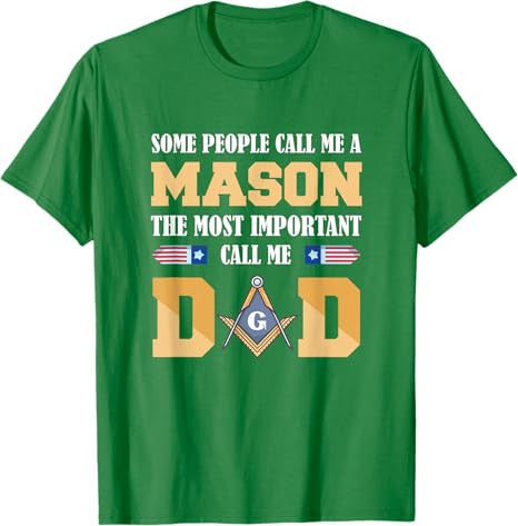 Call me Dad Masonic Dad Father's Day Gift Freemason T-Shirt - FUKAMASONIC