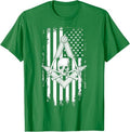 Master Mason American Flag Masonic Skull - Freemason T-Shirt T-Shirt - FUKAMASONIC