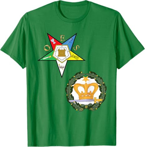 OES Order of the Amaranth Split Eastern Star Sister Chapter T-Shirt - FUKAMASONIC