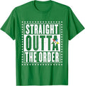 OES Straight The Order Eastern Star Thanksgiving Christmas T-Shirt - FUKAMASONIC