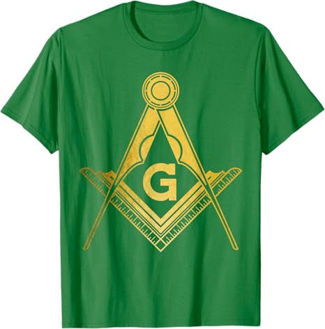 Mason Square & Compass Masonic Vintage Masonic T-Shirt - FUKAMASONIC