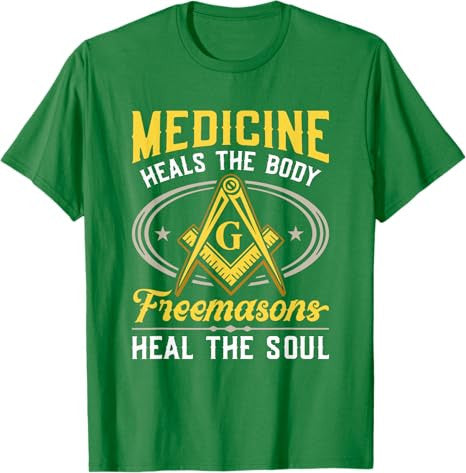 Heal The Soul Masonry Masonic Freemasons Freemasonry T-Shirt - FUKAMASONIC