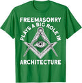 Freemasonry Architecture Square And Compasses T-Shirt - FUKAMASONIC