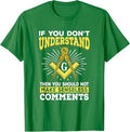 Freemason Quotes Masonry Masonic Freemasons Freemasonry T-Shirt - FUKAMASONIC