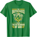 Brotherhood Of Man Masonry Masonic Freemason Freemasonry T-Shirt - FUKAMASONIC
