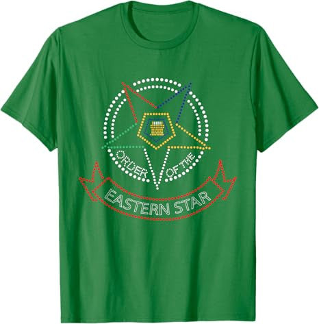 OES Star Symbol Order the Eastern Star Parents Christmas T-Shirt - FUKAMASONIC