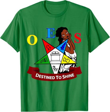 OES Destined To Shine Order of the Eastern Star Parents' Day T-Shirt - FUKAMASONIC